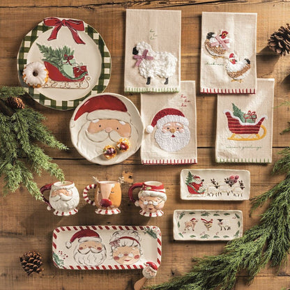 Mud Pie Mud Pie Farm Christmas Platter Set | CeCe's Home & Gifts