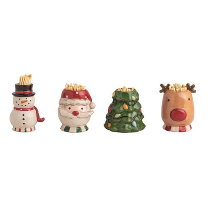Mud Pie Mud Pie Farm Christmas Toothpick Holders - 4 Styles | CeCe's Home & Gifts