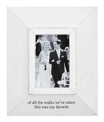 Mud Pie Favorite Walk Picture Frame - CeCe's Home & Gifts