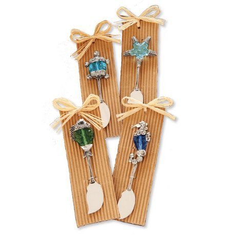 Mud Pie Mud Pie Glass Sea Life Mini Spreader | CeCe's Home & Gifts