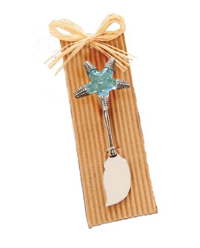 Mud Pie Mud Pie Glass Sea Life Mini Spreader | CeCe's Home & Gifts