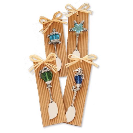 Mud Pie Mud Pie Glass Sea Life Mini Spreader | CeCe's Home & Gifts