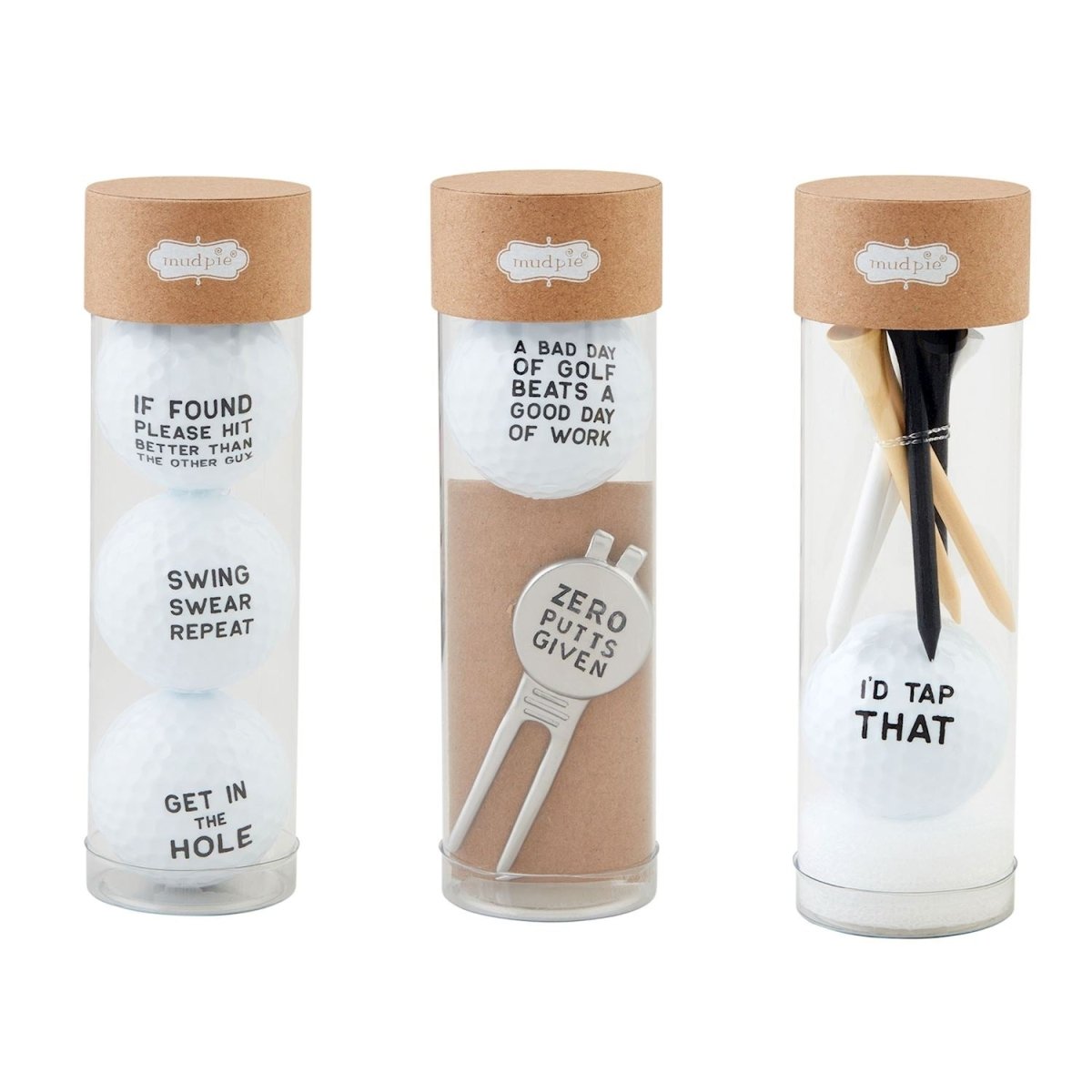 Mud Pie Mud Pie Golf Ball Gift Sets - 3 Styles | CeCe's Home & Gifts