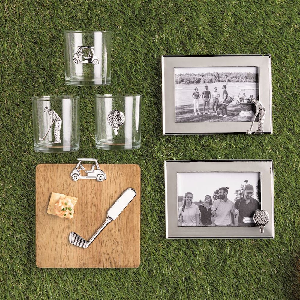 Mud Pie Mud Pie Golf Double Old Fashioned Glass | CeCe's Home & Gifts