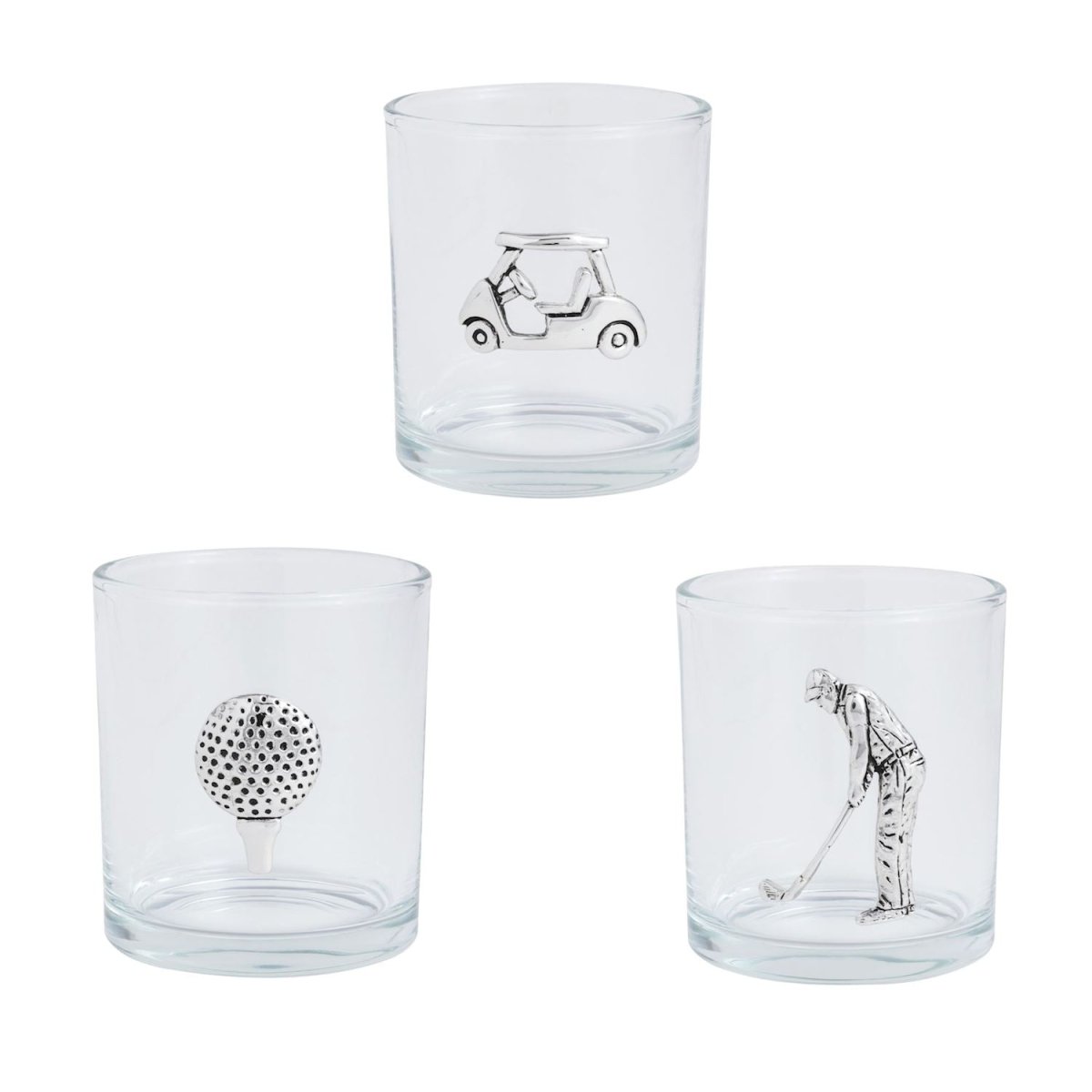 Mud Pie Mud Pie Golf Double Old Fashioned Glass | CeCe's Home & Gifts