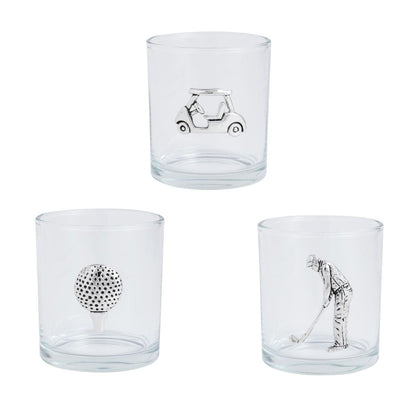 Mud Pie Mud Pie Golf Double Old Fashioned Glass | CeCe's Home & Gifts