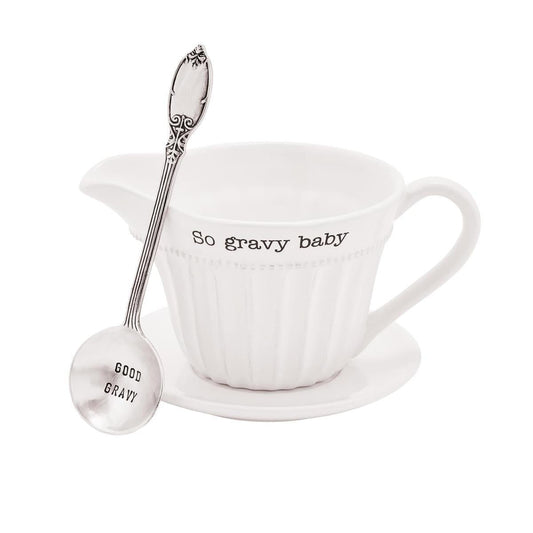 Mud Pie Mud Pie Gravy Boat Set | CeCe's Home & Gifts