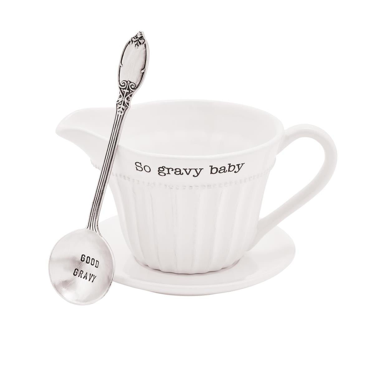 Mud Pie Gravy Boat Set - CeCe's Home & Gifts