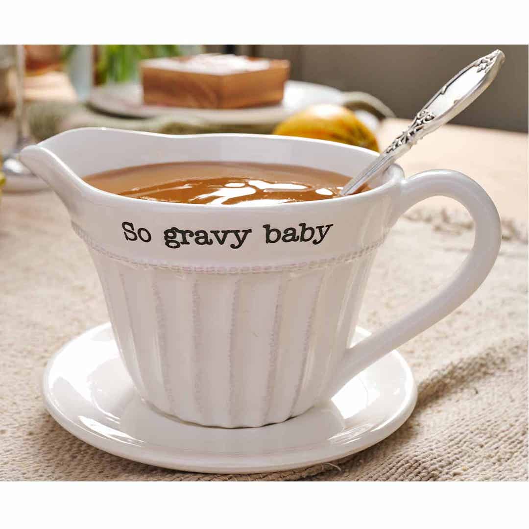 Mud Pie Mud Pie Gravy Boat Set | CeCe's Home & Gifts