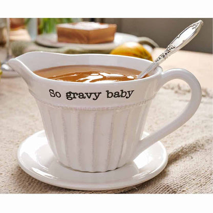 Mud Pie Mud Pie Gravy Boat Set | CeCe's Home & Gifts
