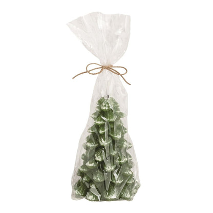 Mud Pie Mud Pie Hand-Pained Christmas Tree Flameless Candle - 2 Sizes | CeCe's Home & Gifts