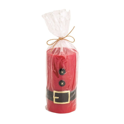 Mud Pie Mud Pie Hand-Painted Santa Flameless Candle - 2 Sizes | CeCe's Home & Gifts