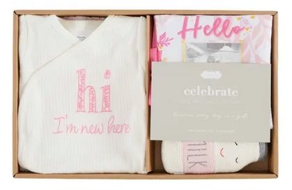 Mud Pie Hello Baby Girl Gift Box - CeCe's Home & Gifts