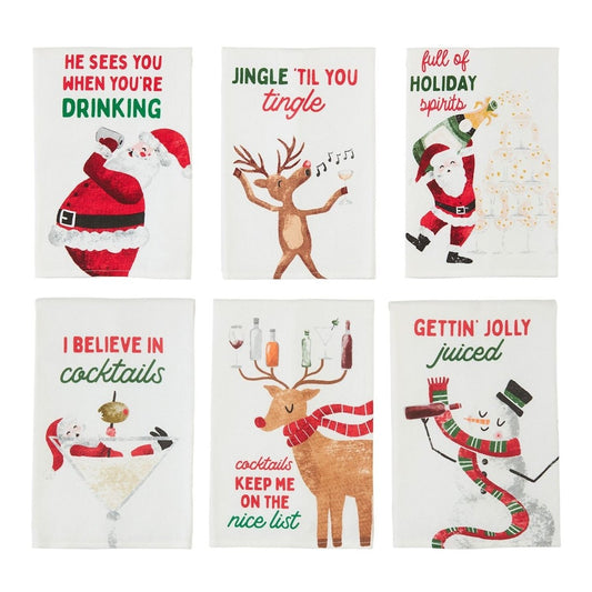 Mud Pie Holiday Bar Towels - CeCe's Home & Gifts