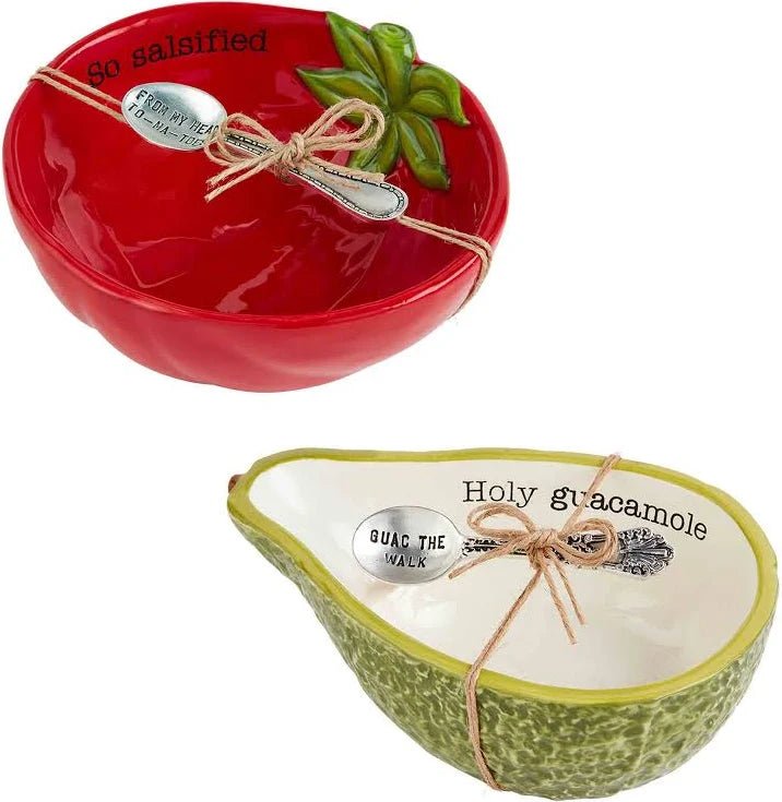 Mud Pie Mud Pie Holiday Guac Shaped Tidbit | CeCe's Home & Gifts