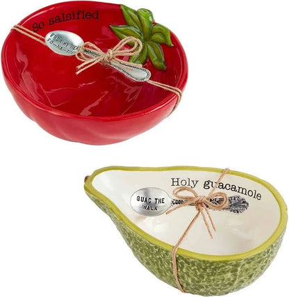 Mud Pie Mud Pie Holiday Guac Shaped Tidbit | CeCe's Home & Gifts
