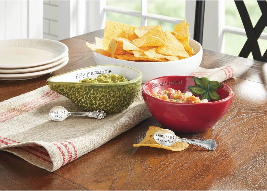 Mud Pie Mud Pie Holiday Guac Shaped Tidbit | CeCe's Home & Gifts