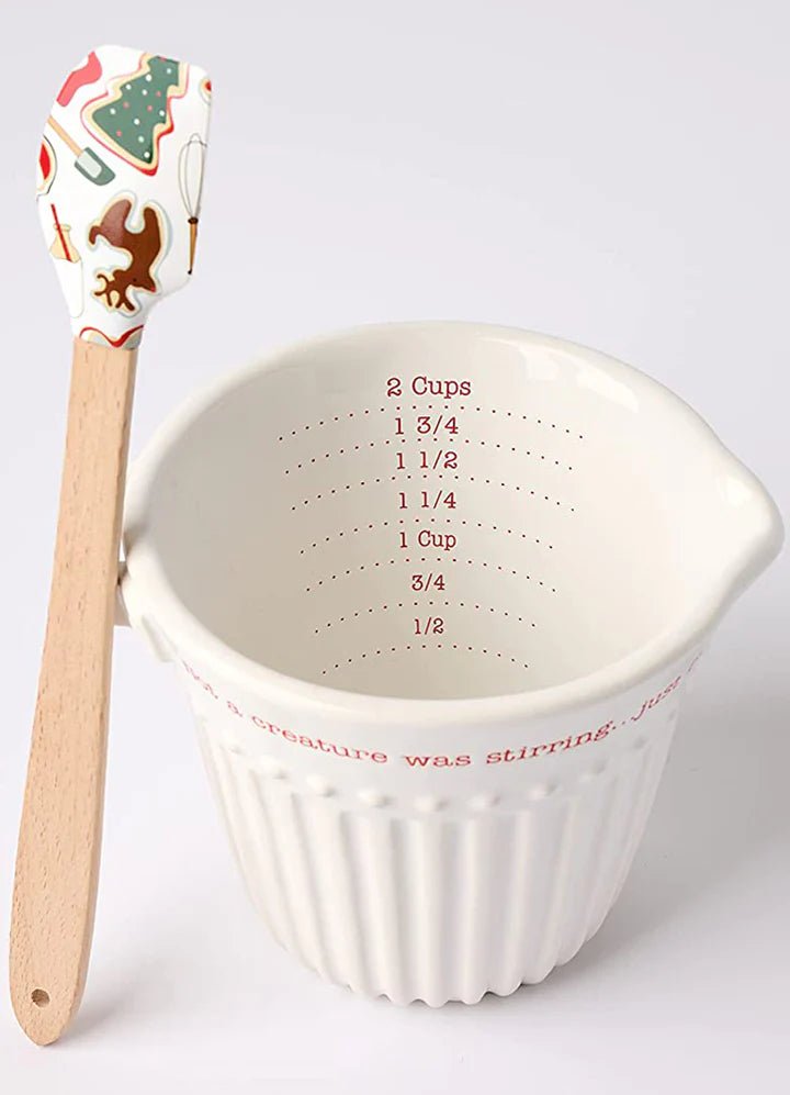 Mud Pie Mud Pie Holiday Measuring Cup and Spatula Set | CeCe's Home & Gifts