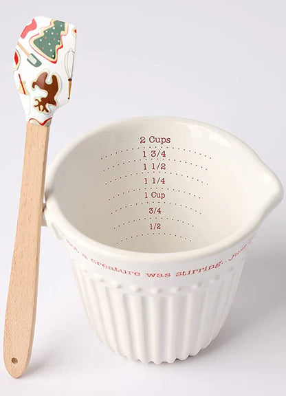 Mud Pie Mud Pie Holiday Measuring Cup and Spatula Set | CeCe's Home & Gifts