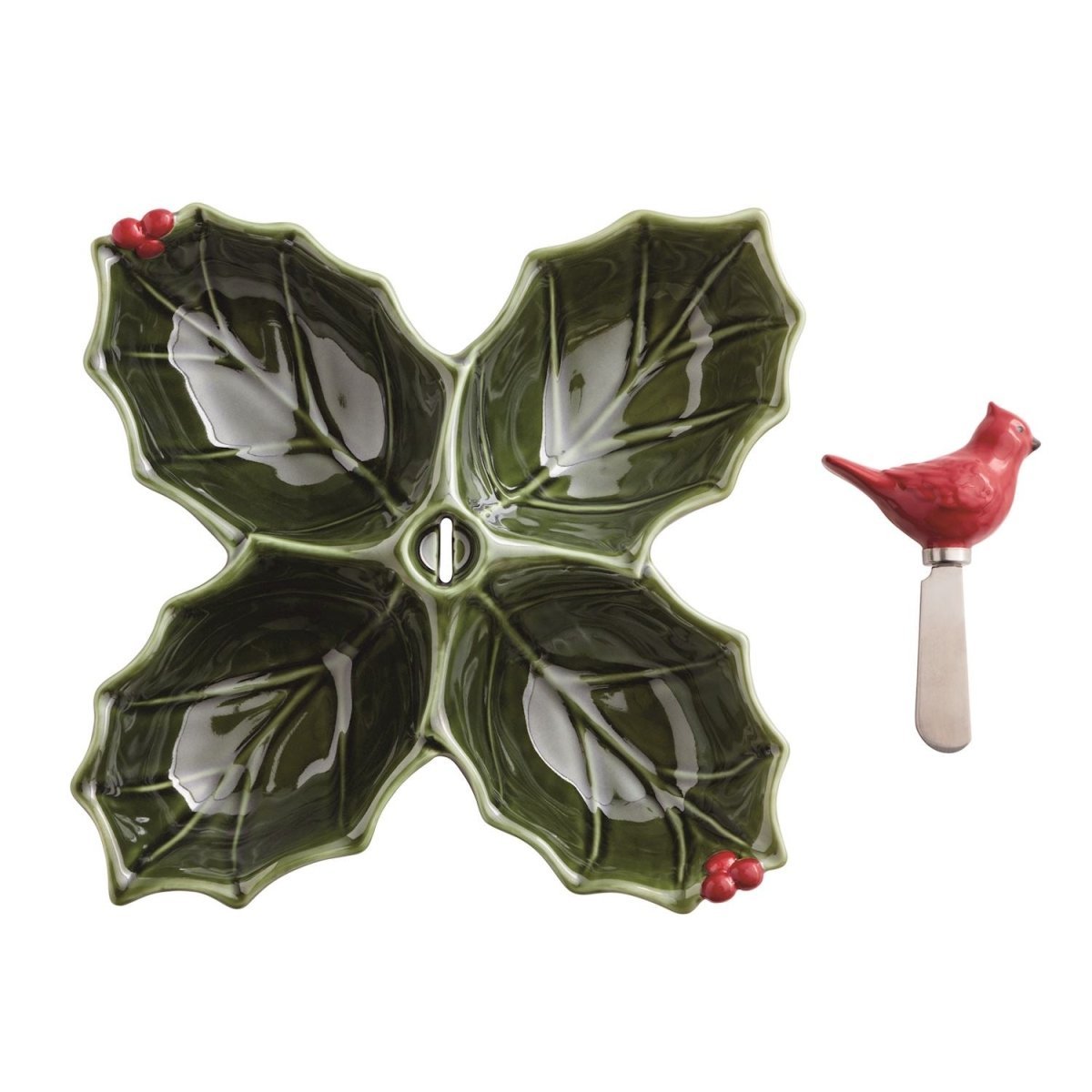 Mud Pie Mud Pie Holly Sectioned Sever Set | CeCe's Home & Gifts