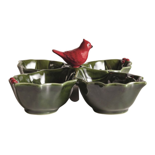 Mud Pie Mud Pie Holly Sectioned Sever Set | CeCe's Home & Gifts