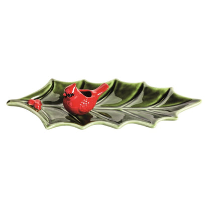 Mud Pie Mud Pie Holly Tray & Toothpick Set | CeCe's Home & Gifts