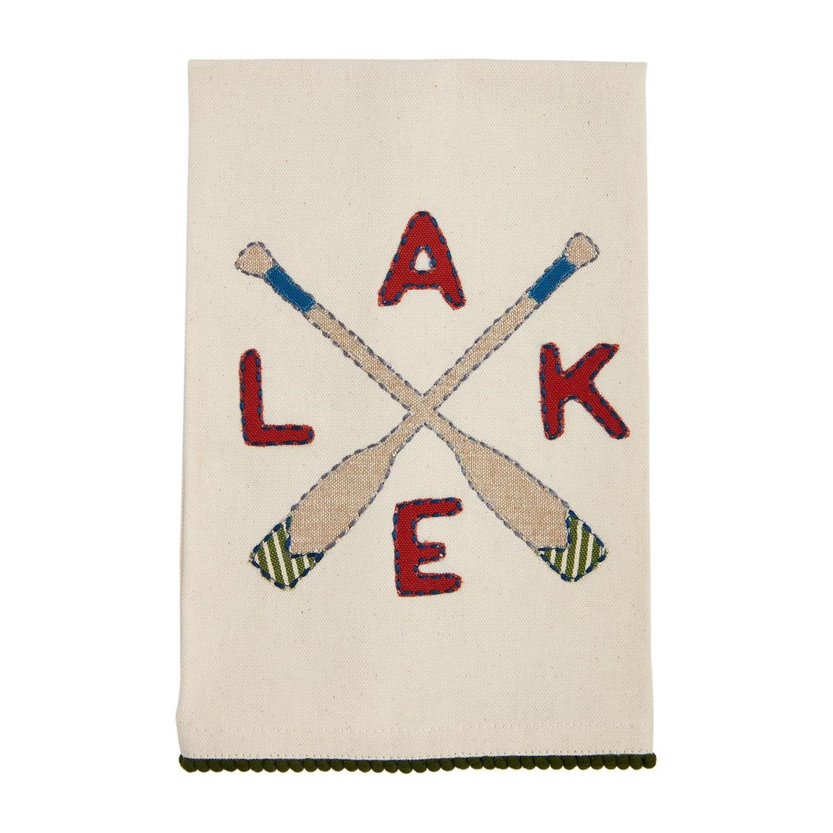 Mud Pie Mud Pie Lake Applique Hand Towel - Set of Three | CeCe's Home & Gifts