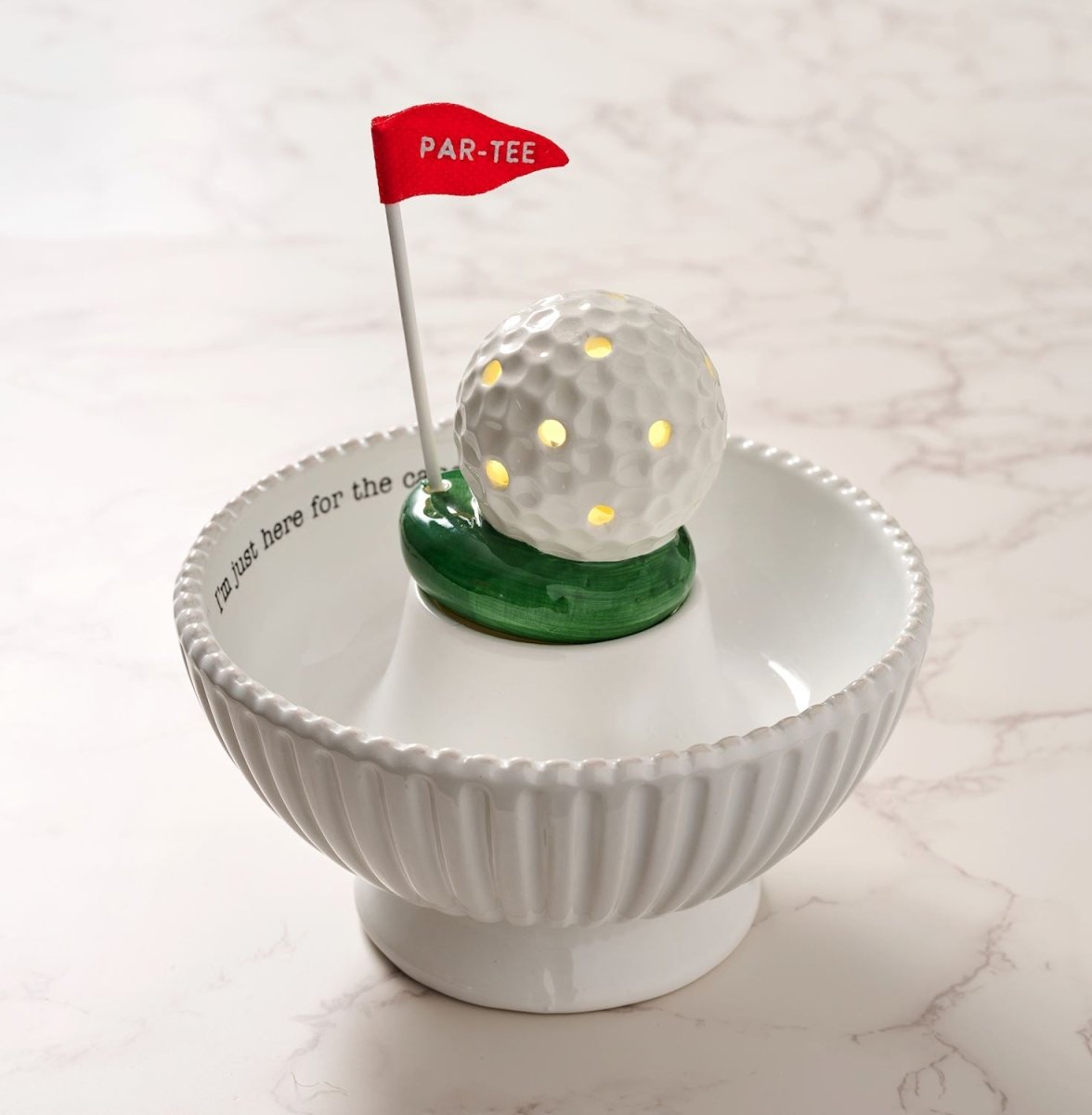 Mud Pie Light - Up Golf Ball Sitter - CeCe's Home & Gifts