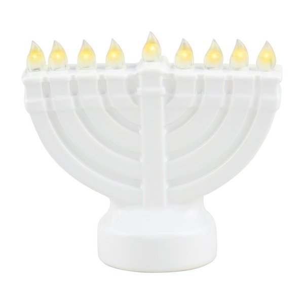 Mud Pie Mud Pie Light - Up Menorah Sitter | CeCe's Home & Gifts
