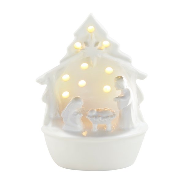 Mud Pie Light - Up Nativity Sitter - CeCe's Home & Gifts