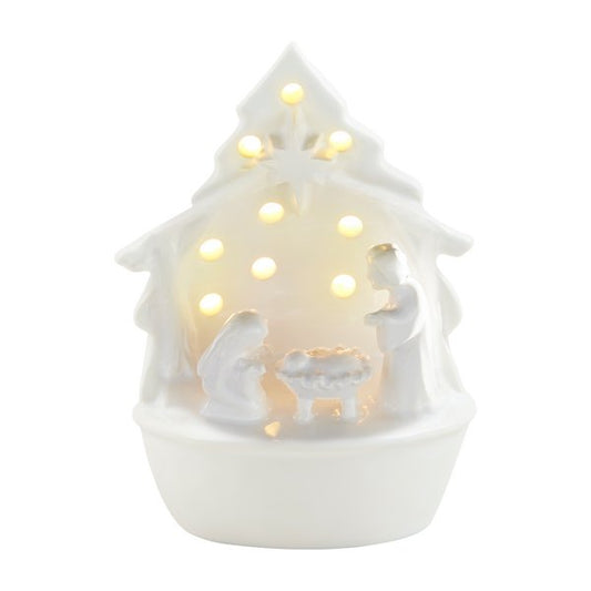 Mud Pie Light - Up Nativity Sitter - CeCe's Home & Gifts