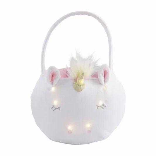 Mud Pie Light-up Unicorn Easter Basket - CeCe's Home & Gifts