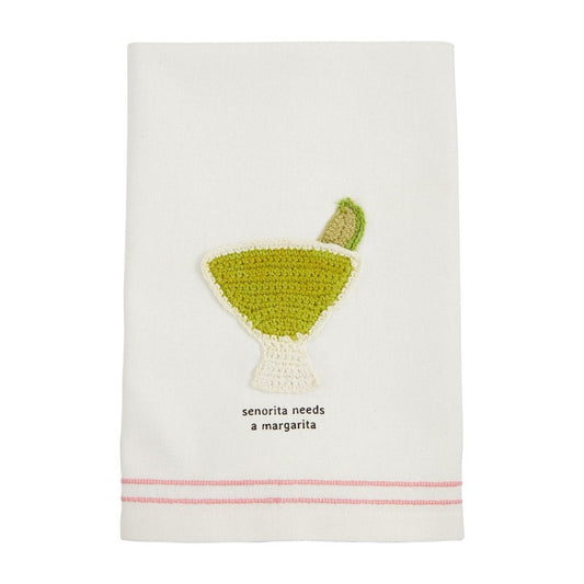 Mud Pie Mud Pie Margarita Fiesta Crochet Towel | CeCe's Home & Gifts