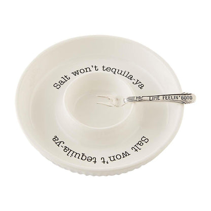 Mud Pie Mud Pie Margarita Salt Rimmer & Lime Set | CeCe's Home & Gifts