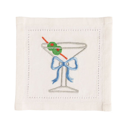 Mud Pie Mud Pie Martini Bow Cocktail Napkin Set | CeCe's Home & Gifts