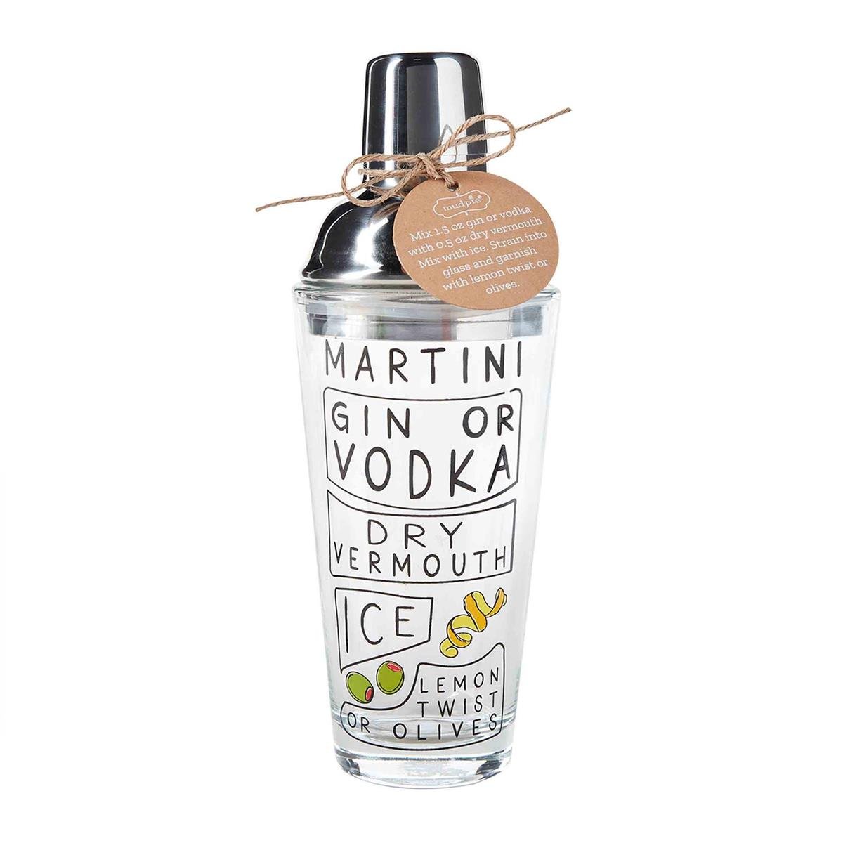 Mud Pie Martini Cocktail Shaker - CeCe's Home & Gifts