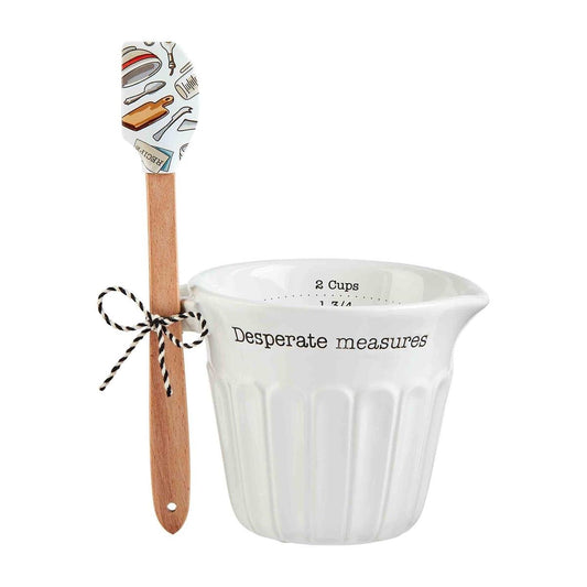 Mud Pie Measuring Cup and Spatula Set - CeCe's Home & Gifts