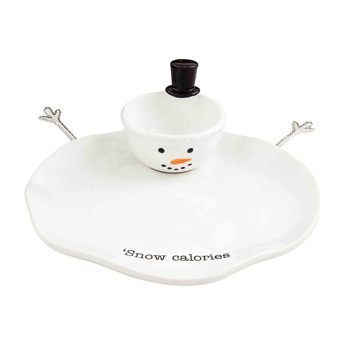 Mud Pie Mud Pie Melted Snowman Chip & Dip Server | CeCe's Home & Gifts