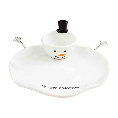 Mud Pie Mud Pie Melted Snowman Chip & Dip Server | CeCe's Home & Gifts