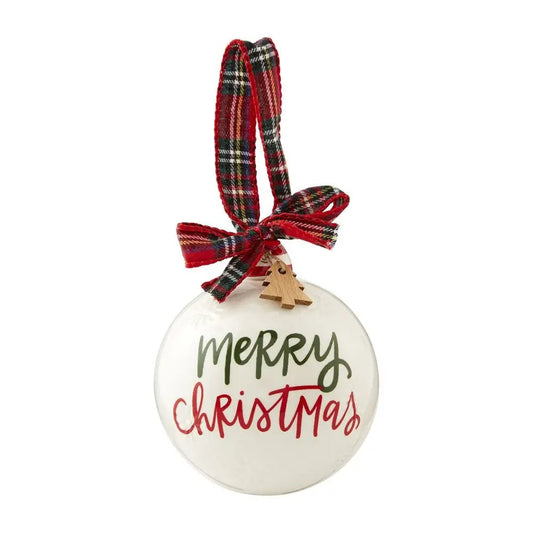 Mud Pie Merry Christmas Ornament - CeCe's Home & Gifts