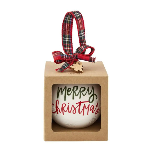 Mud Pie Merry Christmas Ornament - CeCe's Home & Gifts