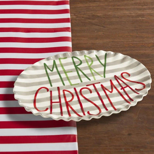 Mud Pie Merry Christmas Platter - CeCe's Home & Gifts