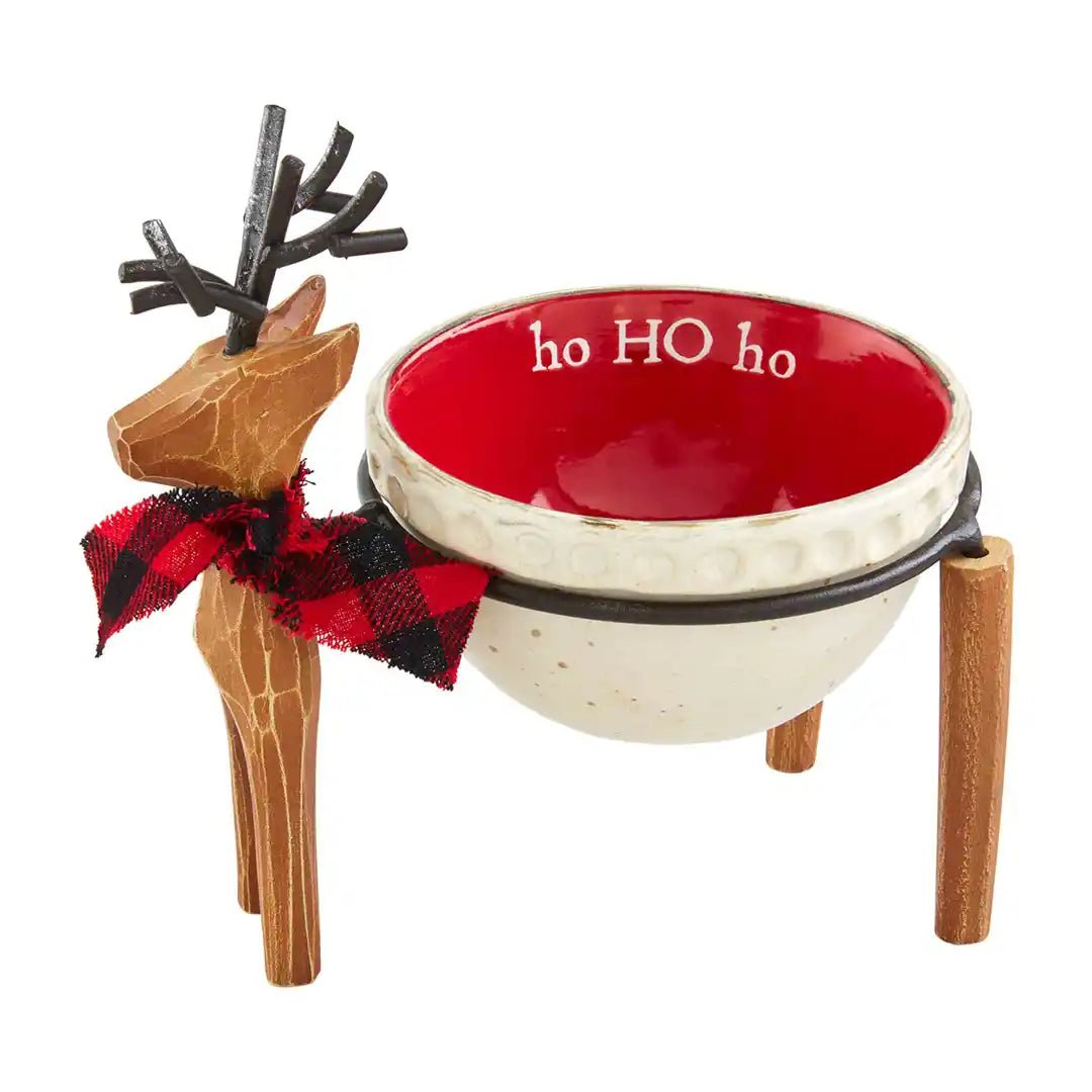 Mud Pie Metal Deer Tidbit Stand - CeCe's Home & Gifts