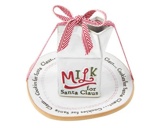 Mud Pie Milk & Cookies for Santa Set - CeCe's Home & Gifts