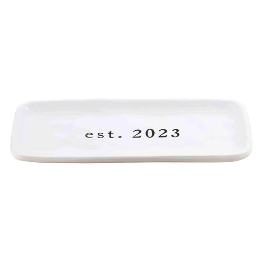 Mud Pie Mr. & Mrs. 2023 Everything Dish - CeCe's Home & Gifts