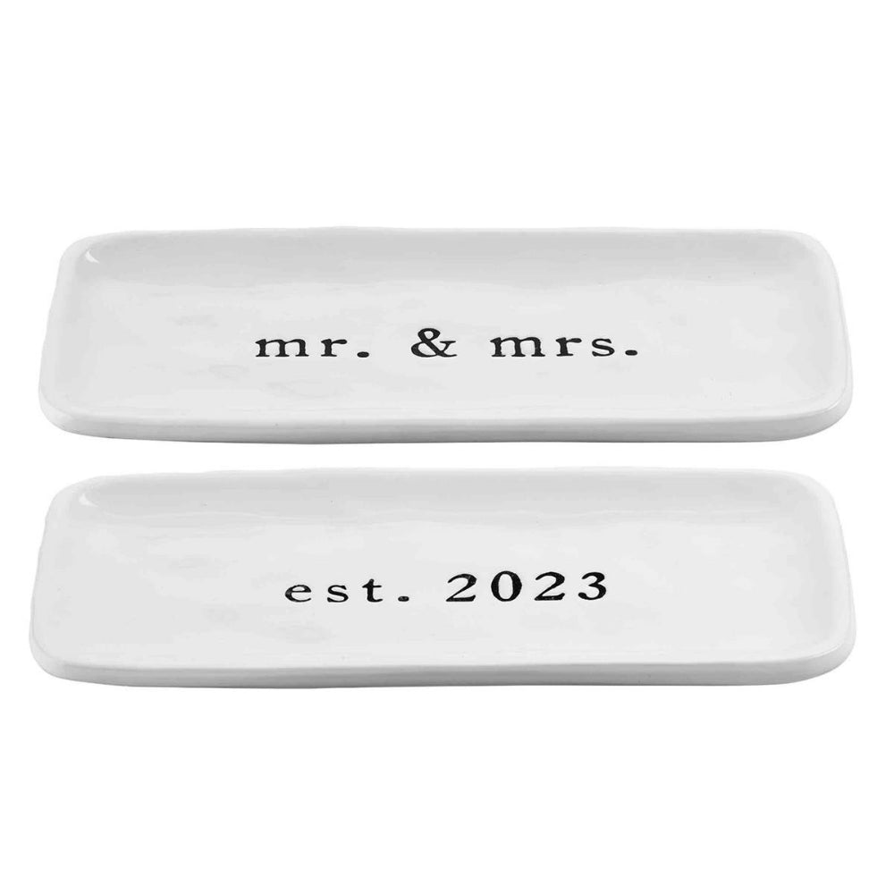 Mud Pie Mr. & Mrs. 2023 Everything Dish - CeCe's Home & Gifts