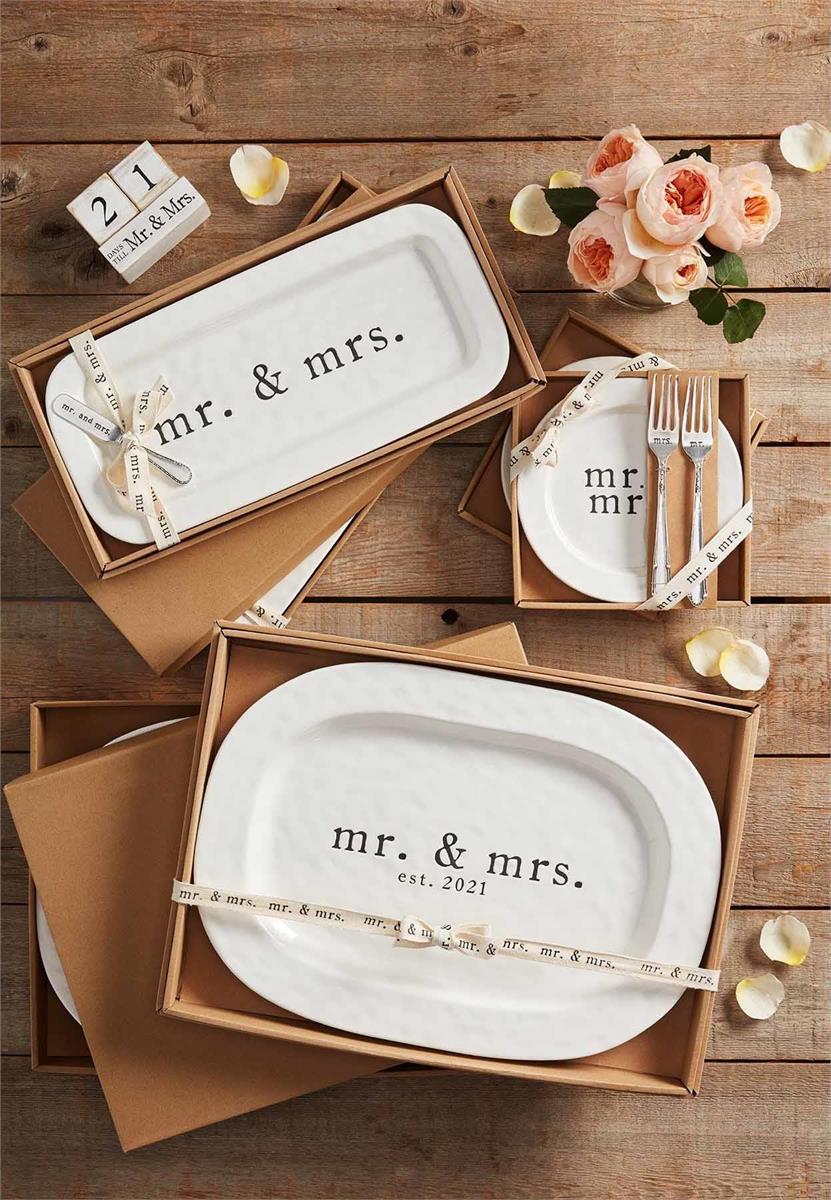 Mud Pie Mr. Mrs. Cake Plate Set CeCe s Home Gifts