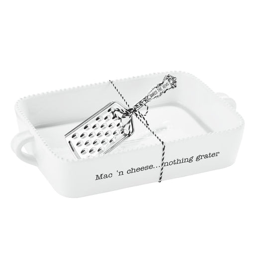 Mud Pie Nothin' Grater Mac & Cheese Set - CeCe's Home & Gifts