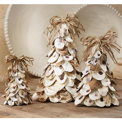 Mud Pie Mud Pie Oyster Shell Christmas Trees - 3 Sizes | CeCe's Home & Gifts