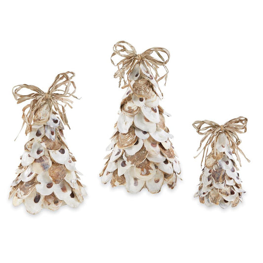 Mud Pie Mud Pie Oyster Shell Christmas Trees - 3 Sizes | CeCe's Home & Gifts
